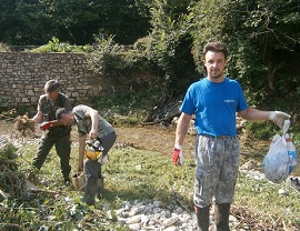 Pulizia torrente Nave (BS)